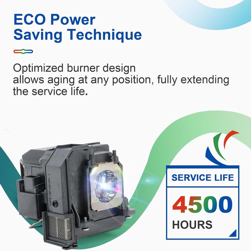CTBAIER لمبة بروجكتور بديلة عالية الجودة ELPLP91 من إبسون BrightLink 685Wi 695Wi PowerLite 680 685W 685Wi EB-680 EB-680S EB-685W EB-685Wi EB-685Ws EB-695Wi - Image 3
